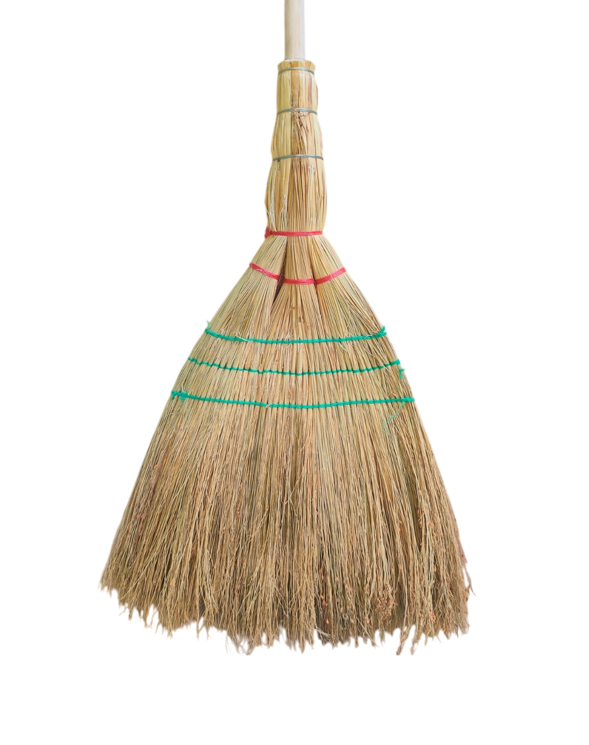 Веник сорго 140 см с деревянным черенком