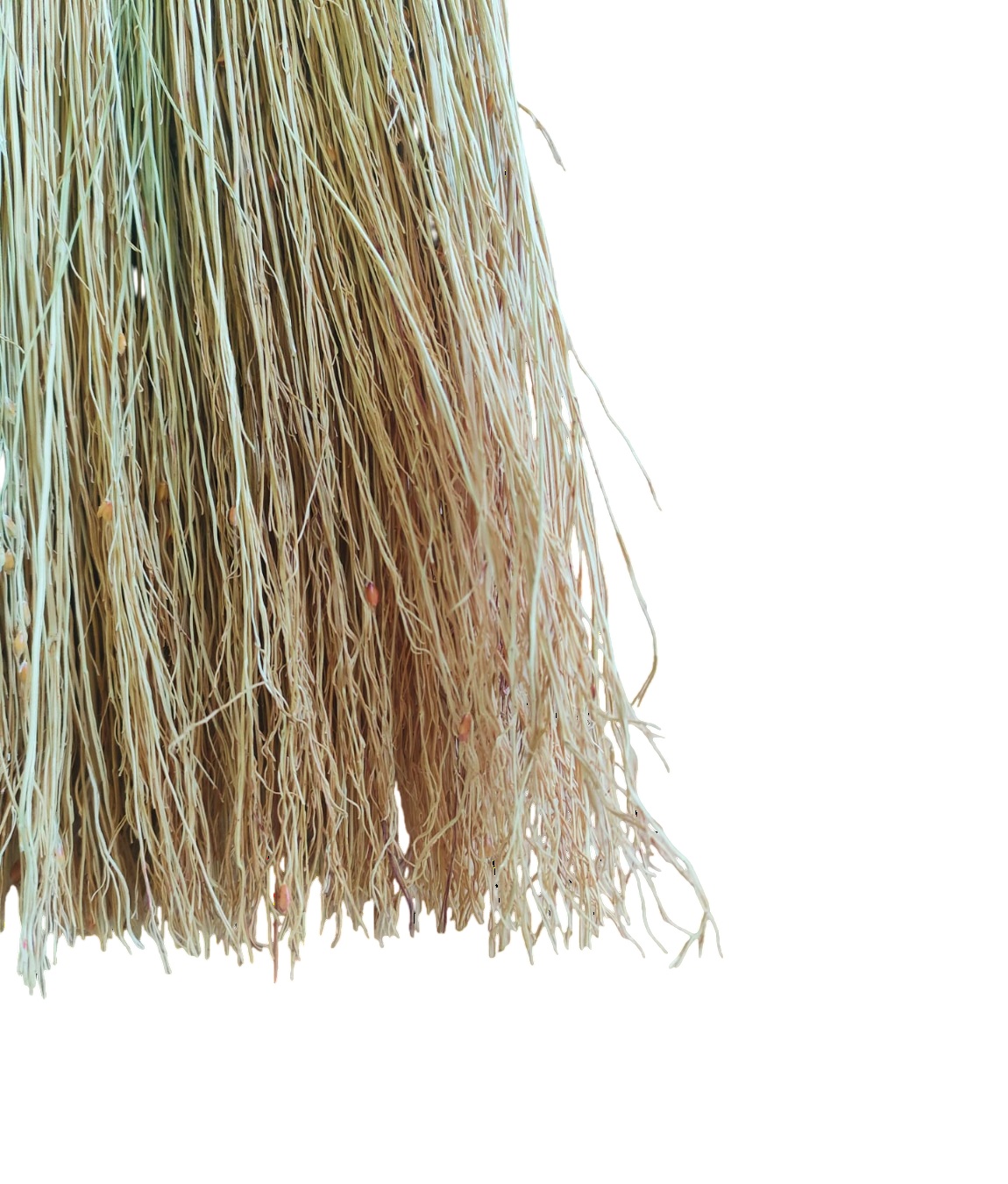 Веник сорго 140 см с деревянным черенком