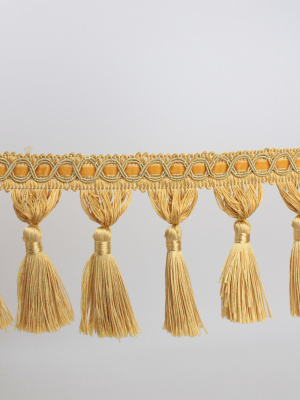 БАХРОМА ШТОРНАЯ С КИСТОЧКОЙ 12М/10 см ЗОЛОТО (А46-3/20