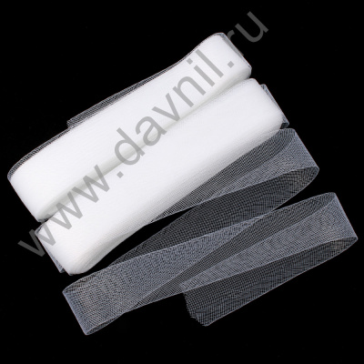 РЕГИЛИН ПЛОСКИЙ БЕЛЫЙ 4,5см/ 2шт (АРТ.А17-49)