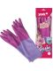 Перчатки резиновые YORK Роза 70 гр разм L с напылен 