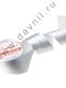 ЛЕНТА АТЛАСНАЯ 5см/25 ярдов  БЕЛАЯ 1 ШТ ( К57-1/001)